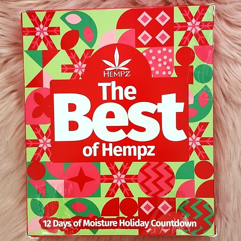 Brand New THE BEST OF HEMPZ 12 DAYS OF MOISTURE GIFT SET